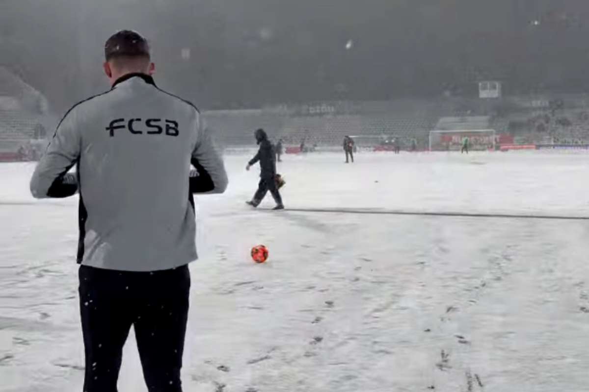 FCSB noul lider Pe zapada penalty si autogol caraghios