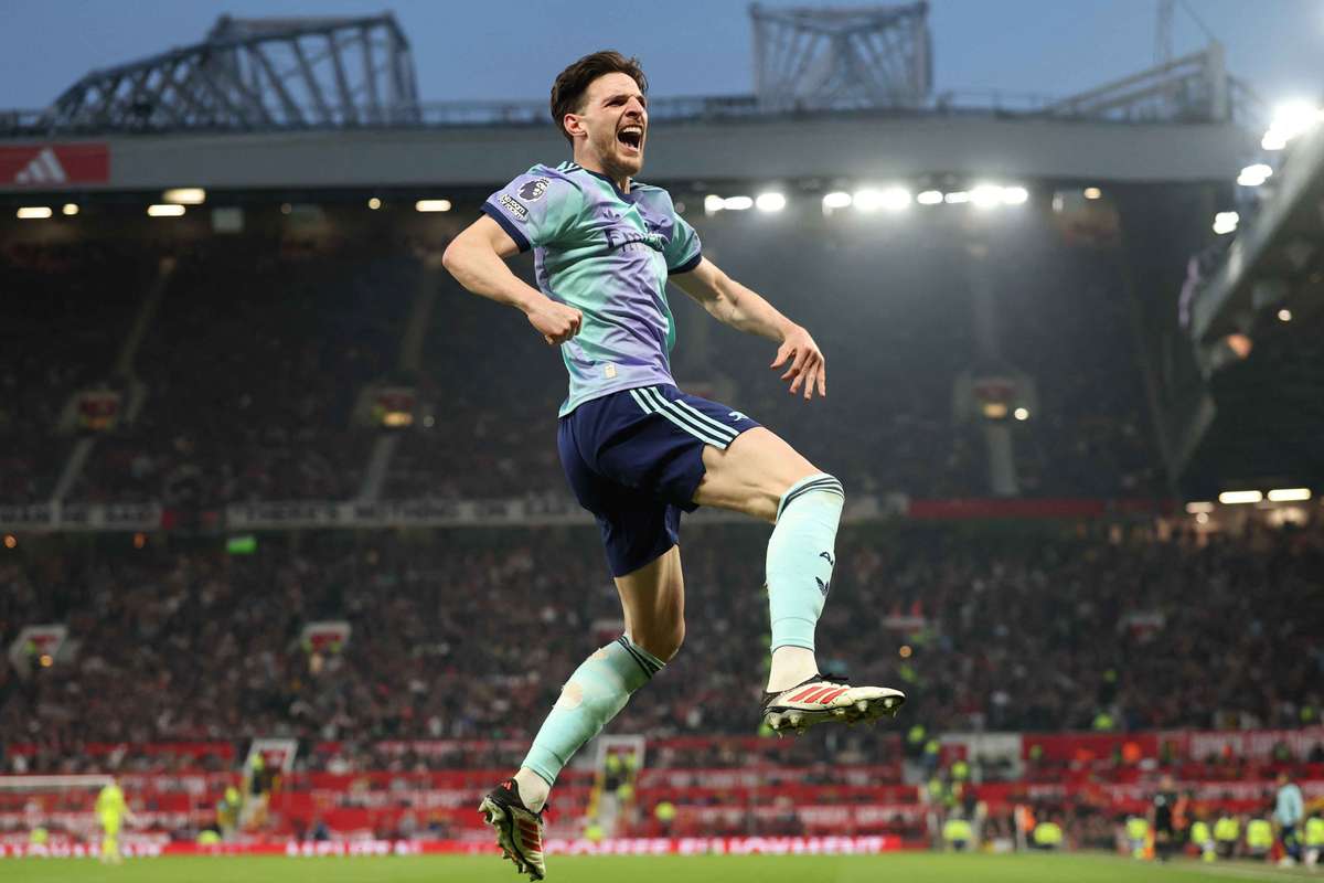 Declan Rice aduce un egal pentru Arsenal la Manchester United