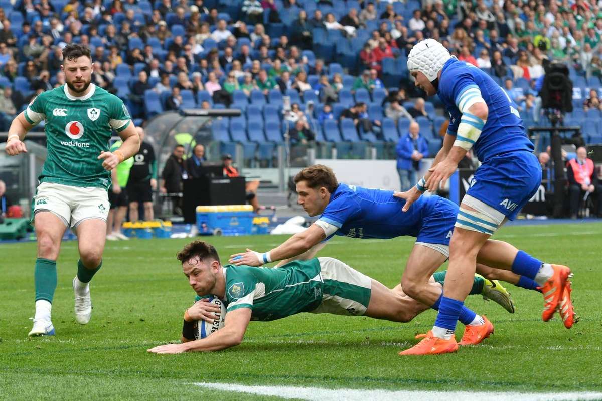 Irlanda invinge Italia la Roma pentru primul loc in Sase Natiuni