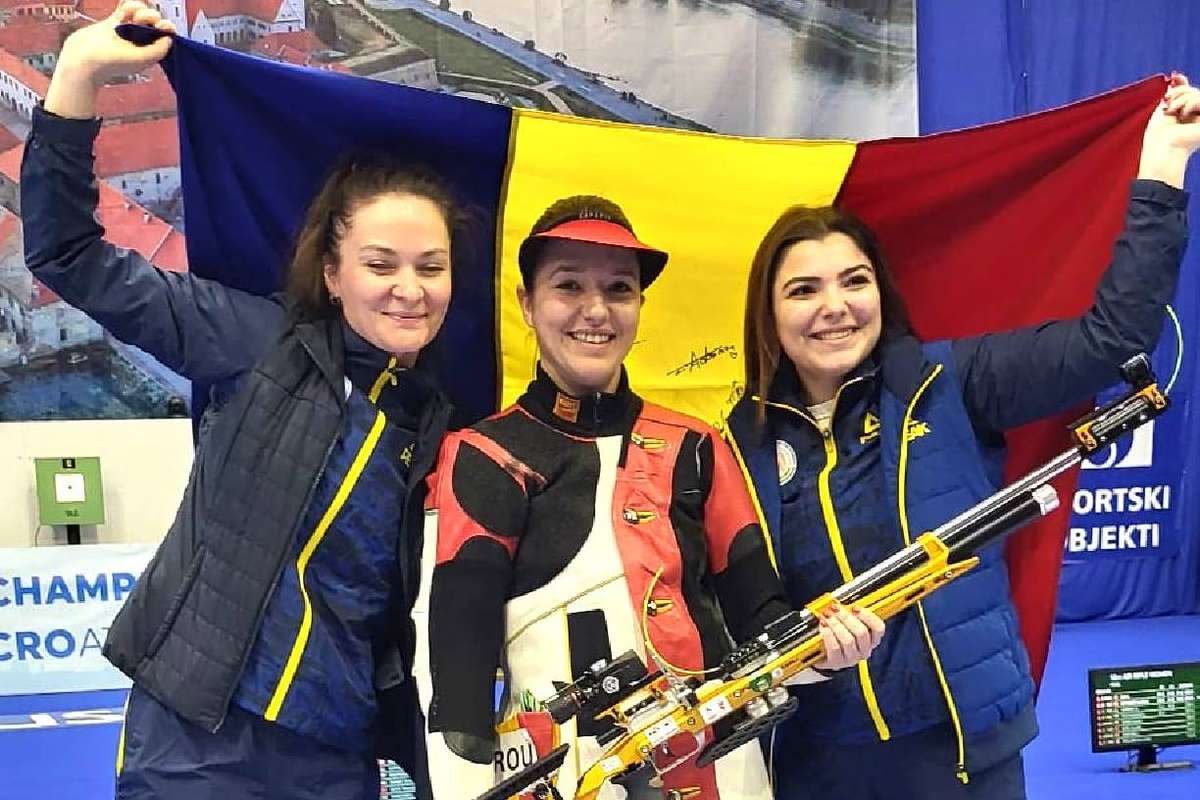 Medalii de aur si bronz pentru Romania la tir la Europenele din Osijek