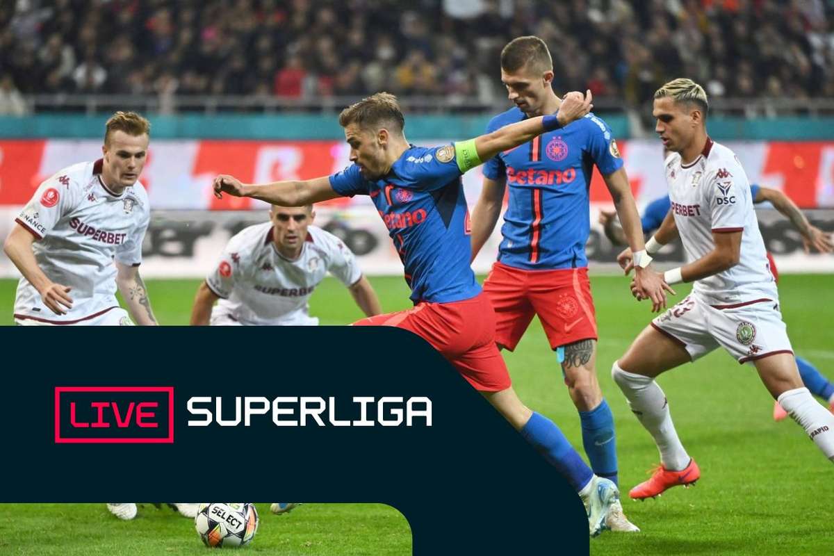 Superliga LIVE Rapid FCSB egal in derby