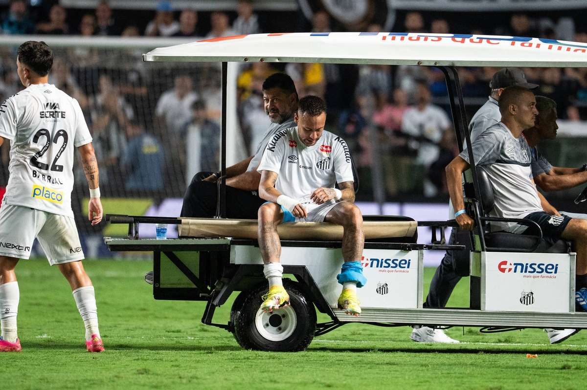 Neymar a suferit o noua accidentare in campionat