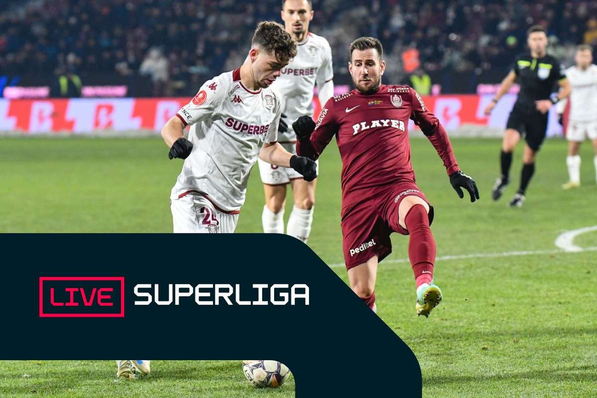 Superliga LIVE Egal in Gruia intre CFR si Rapid Clasament play off si play out dupa etapa 4