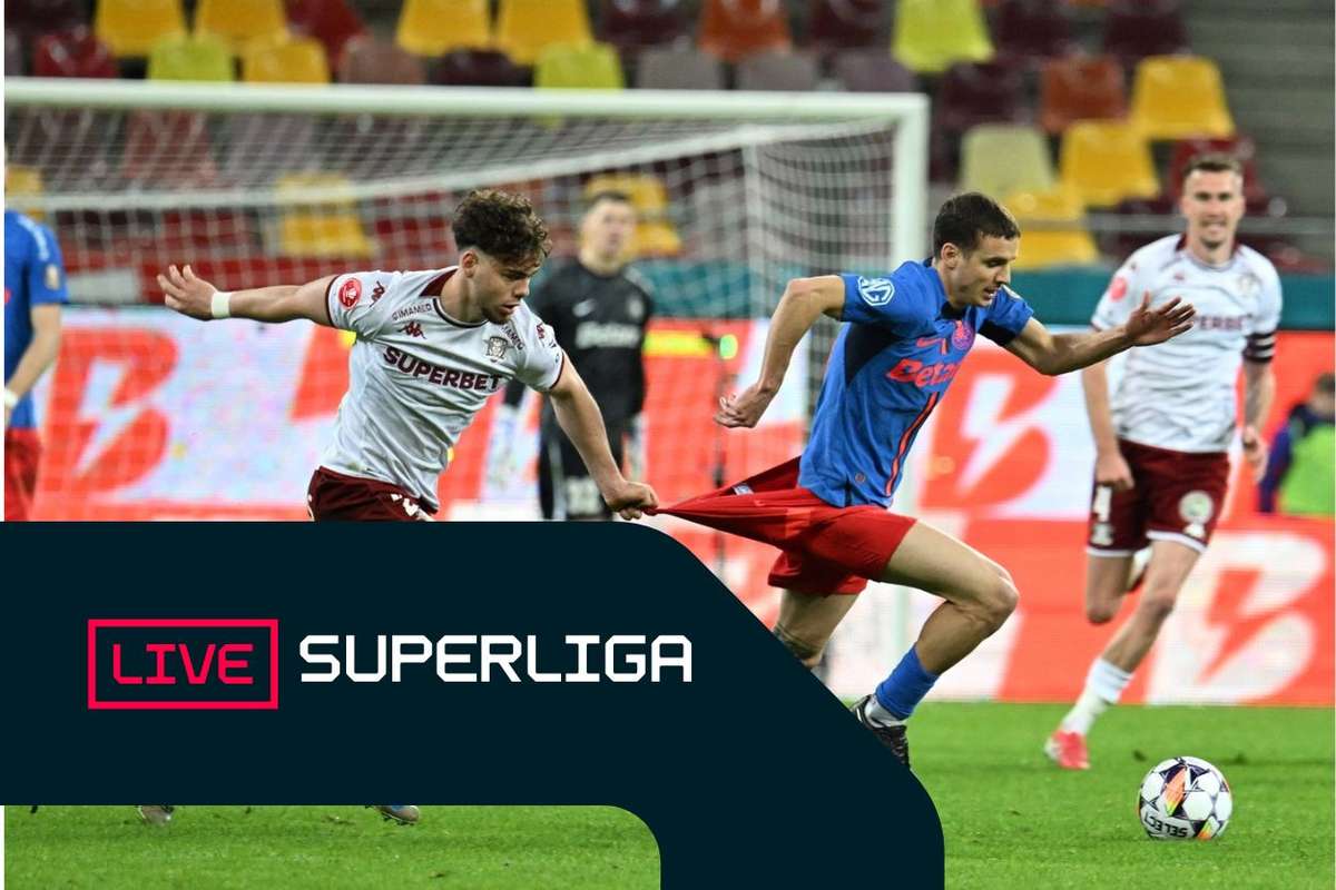 Superliga Live Rapid FCSB formatiile de start