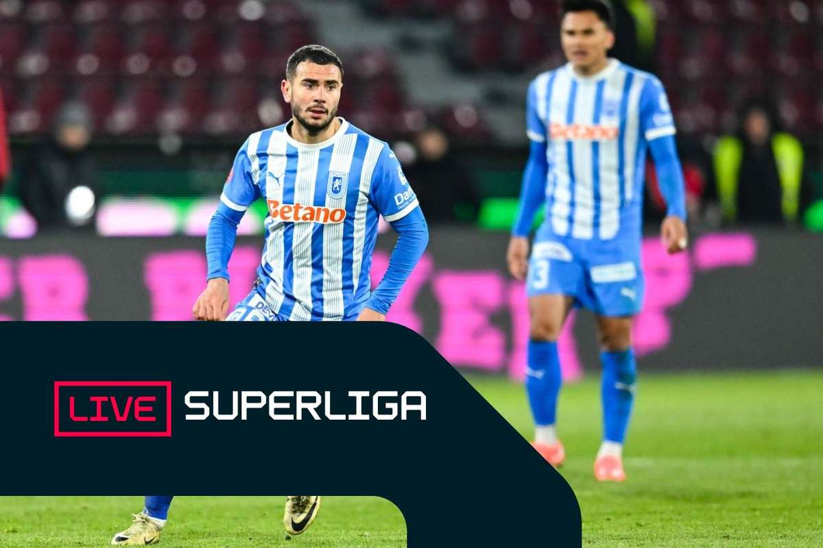 Superliga Live Universitatea Craiova conduce impotriva lui U Cluj