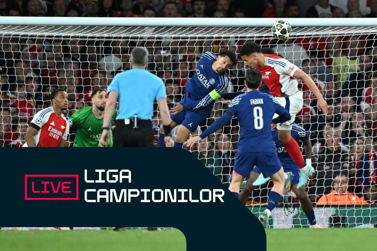 Liga Campionilor LIVE PSG a castigat prima mansa cu Arsenal