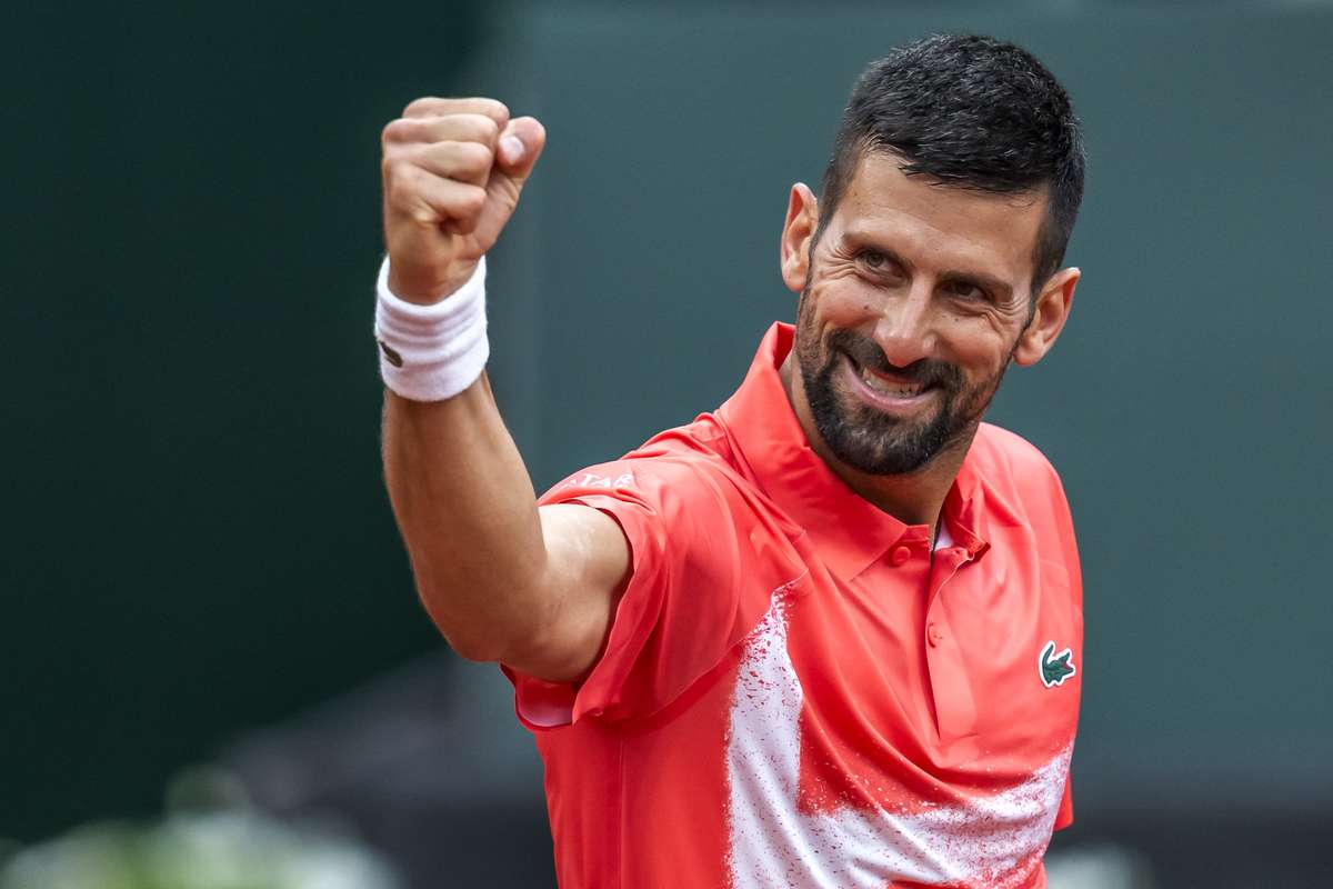 Novak Djokovic exulta dupa prima victorie E minunat