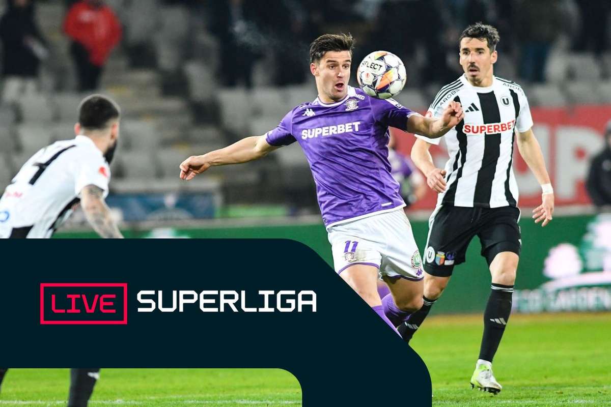 Superliga LIVE U Cluj Rapid echipele de start