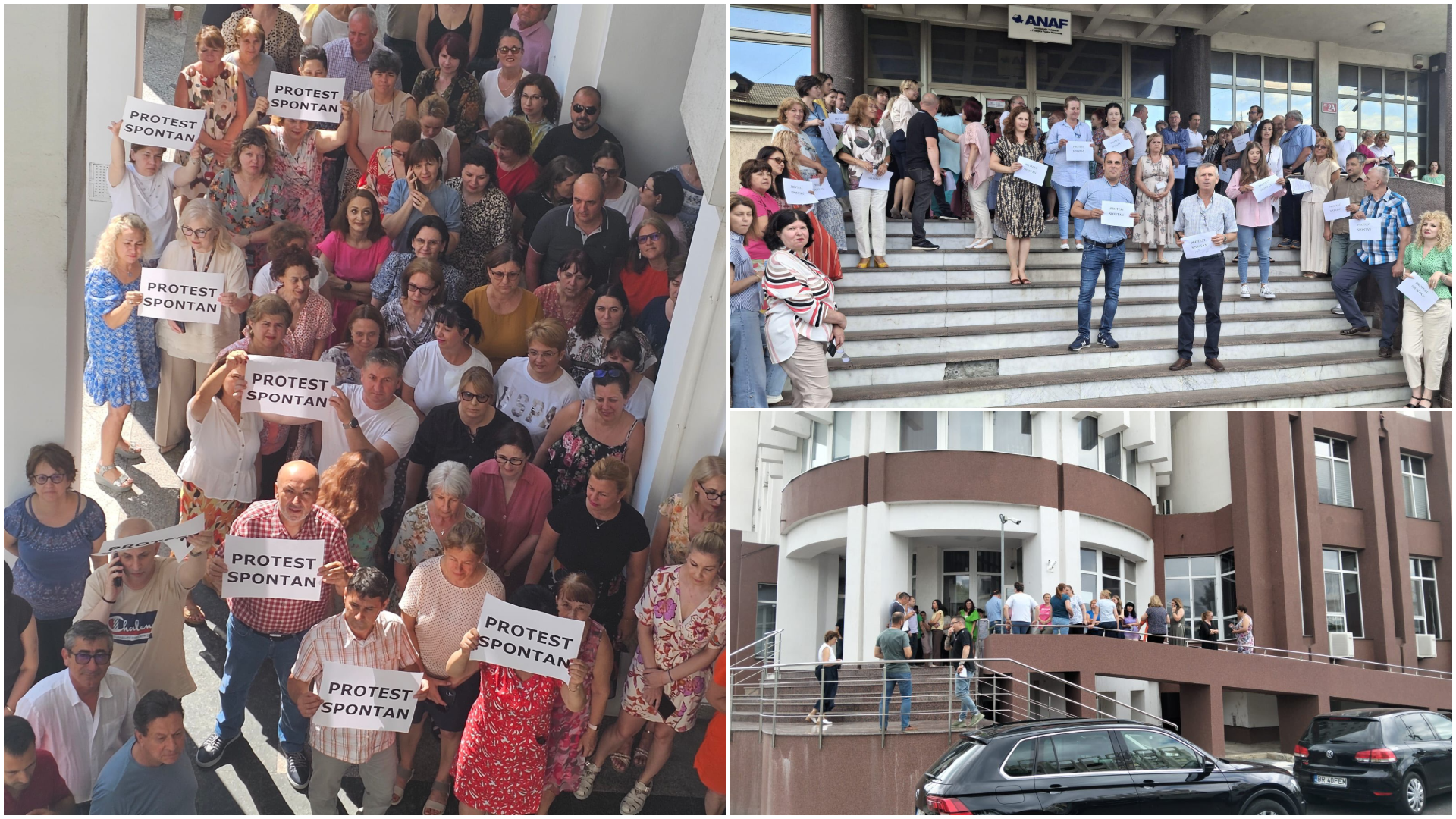 Furia tacuta a functionarilor Angajati din Bihor revoltati de taierea sporurilor