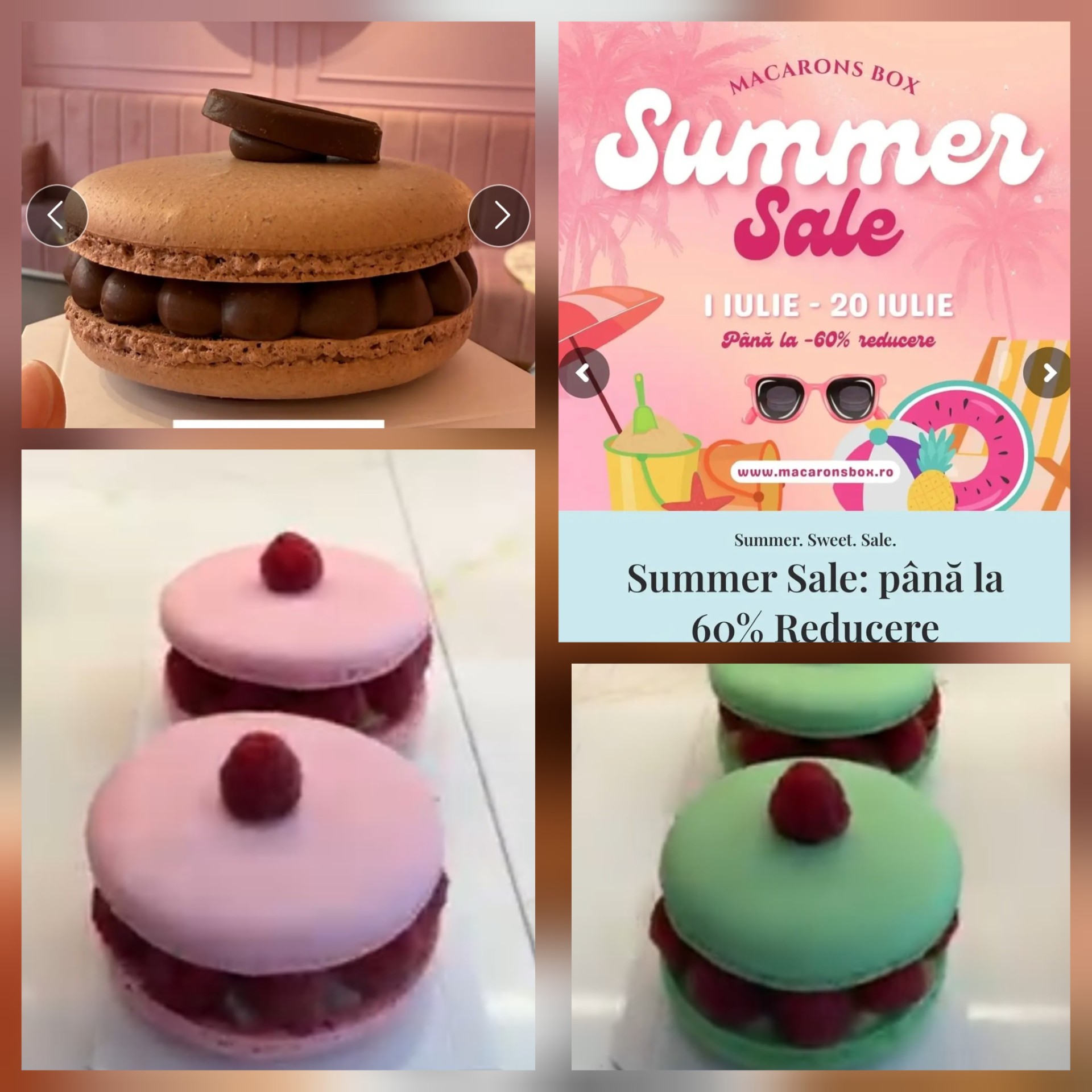 Ultima zi de reduceri de var la Macarons