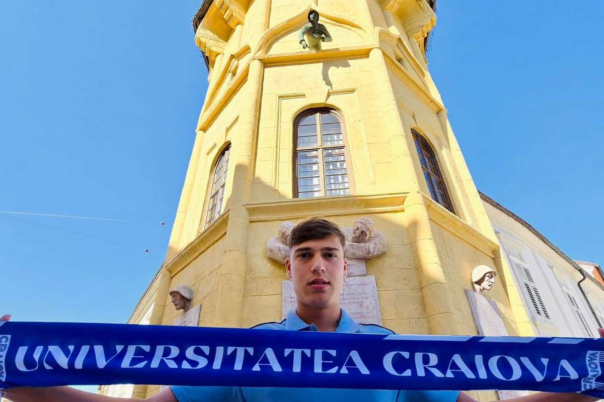 Universitatea Craiova a prezentat o pe Luca Basceanu