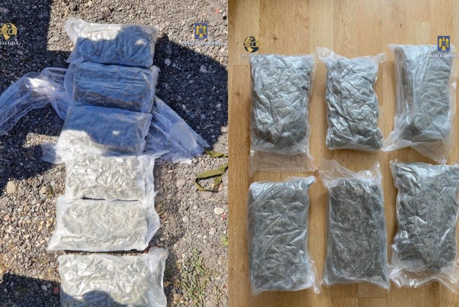 Tanar retinut in Salonta cu 4 kg de canabis
