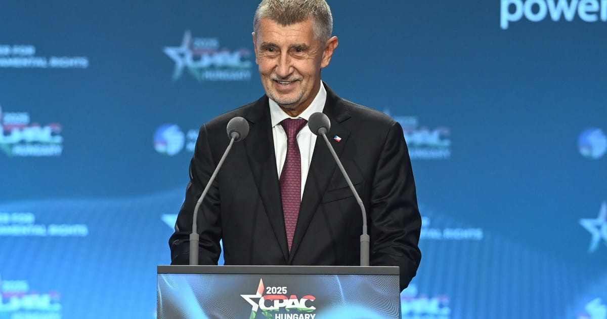 Candidatul favorit Babis din Cehia lovit cu o carja