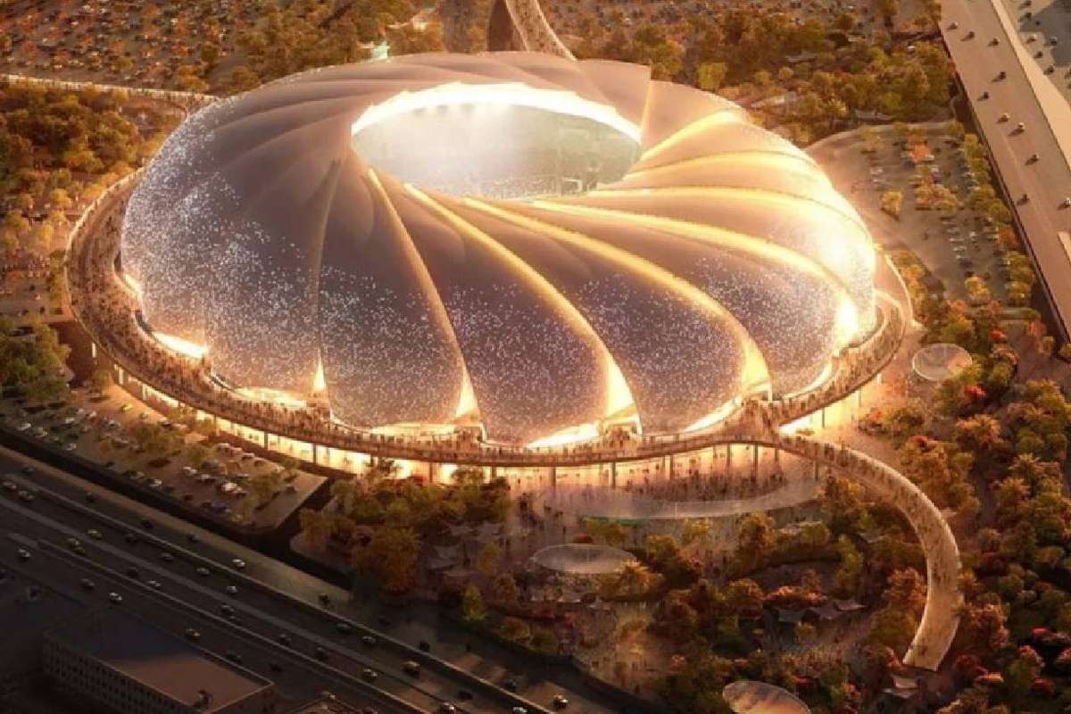 FOTO Imagini cu stadionul spectaculos din Arabia Saudita