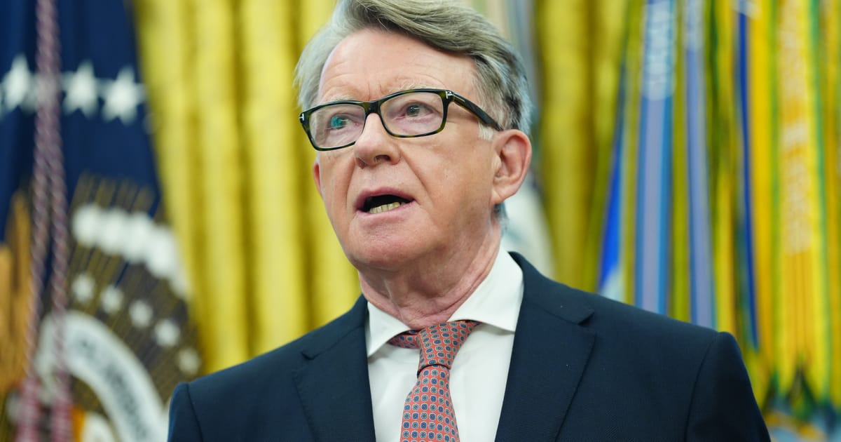 Peter Mandelson paraseste functia de ambasador britanic in SUA