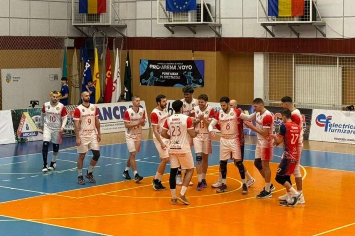 SCM Zalau infranta in optimele de finala ale Cupei Challenge la volei masculin