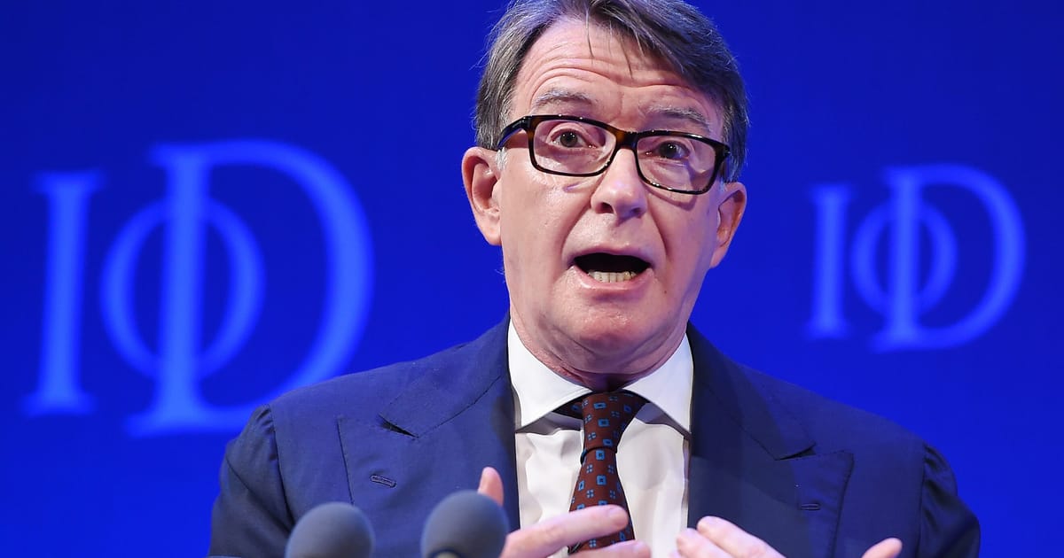 Politia din Marea Britanie il cerceteaza pe Mandelson dupa dezvaluirile din arhivele Epstein
