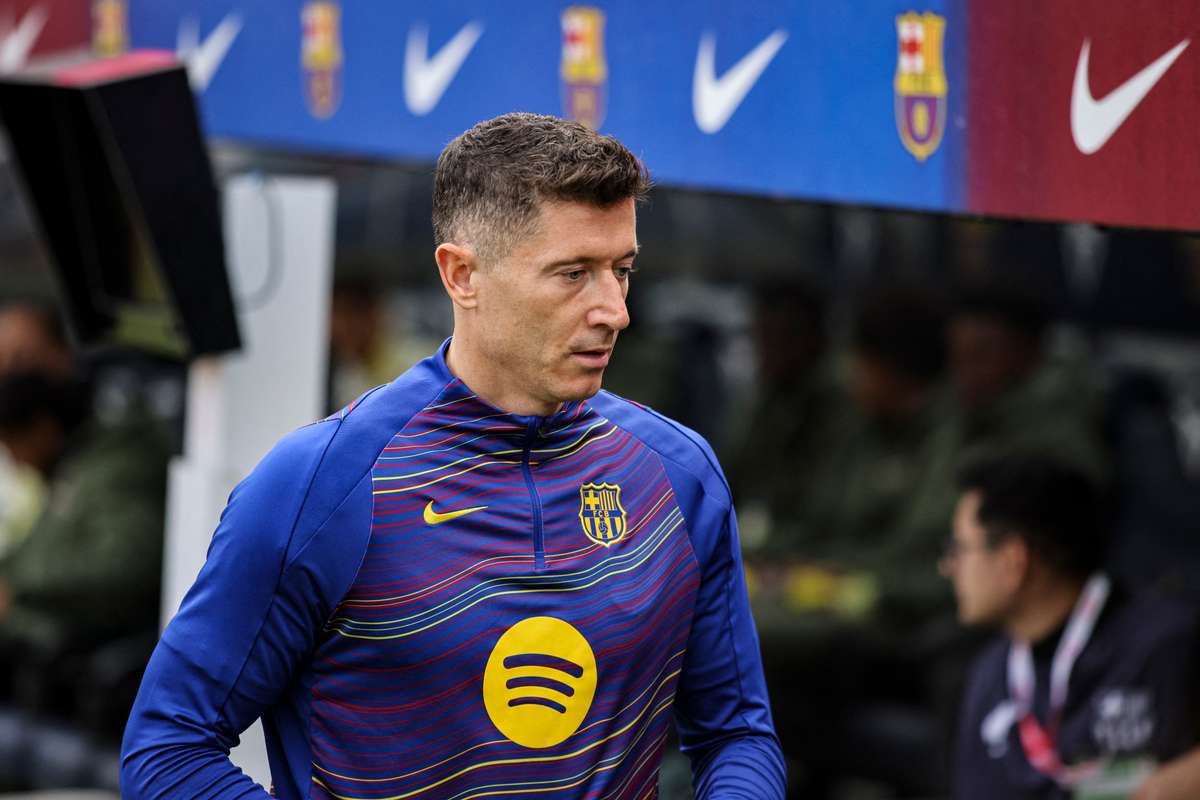 Lewandowski se antreneaza cu masca de protectie si ar putea reveni in meciul cu Athletic Bilbao