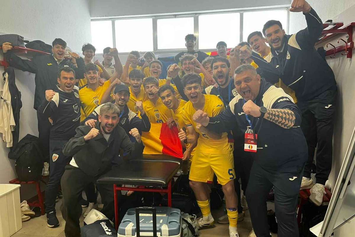Romania U17 isi mentine parcursul impecabil victorie impotriva Portugaliei si prima pozitie in grupa