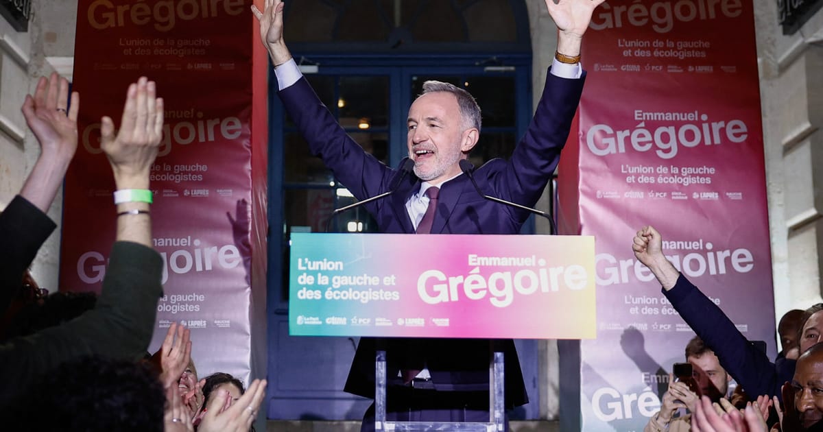 Socialistul Emmanuel Gregoire pe drumul spre castigarea alegerilor pentru primaria Parisului
