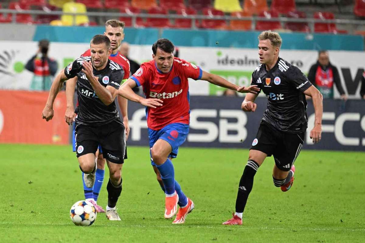 LIVE FCSB Otelul Galati Radoi a efectuat cinci modificari