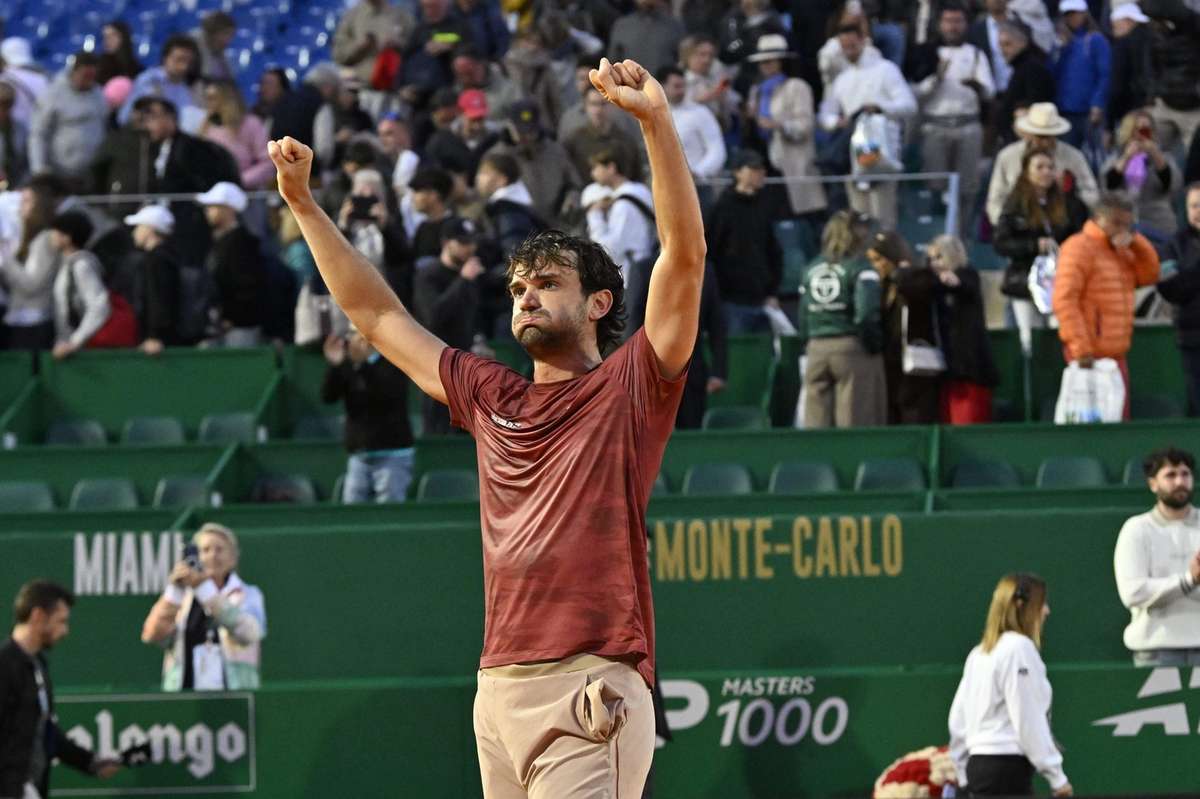 Valentin Vacherot din Monaco bucuros ca l a invins pe Lorenzo Musetti la Monte Carlo