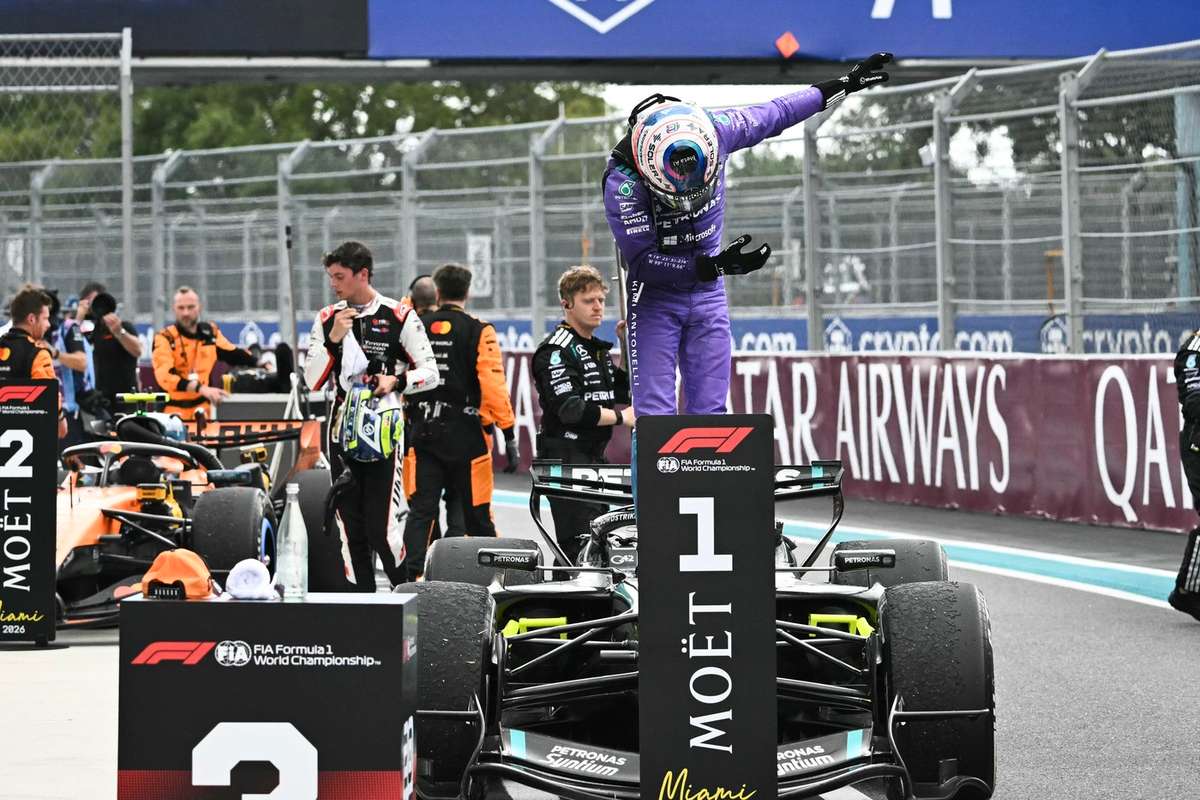 Kimi Antonelli castiga la Miami in fata celor doi piloti McLaren si isi extinde lead ul in clasament