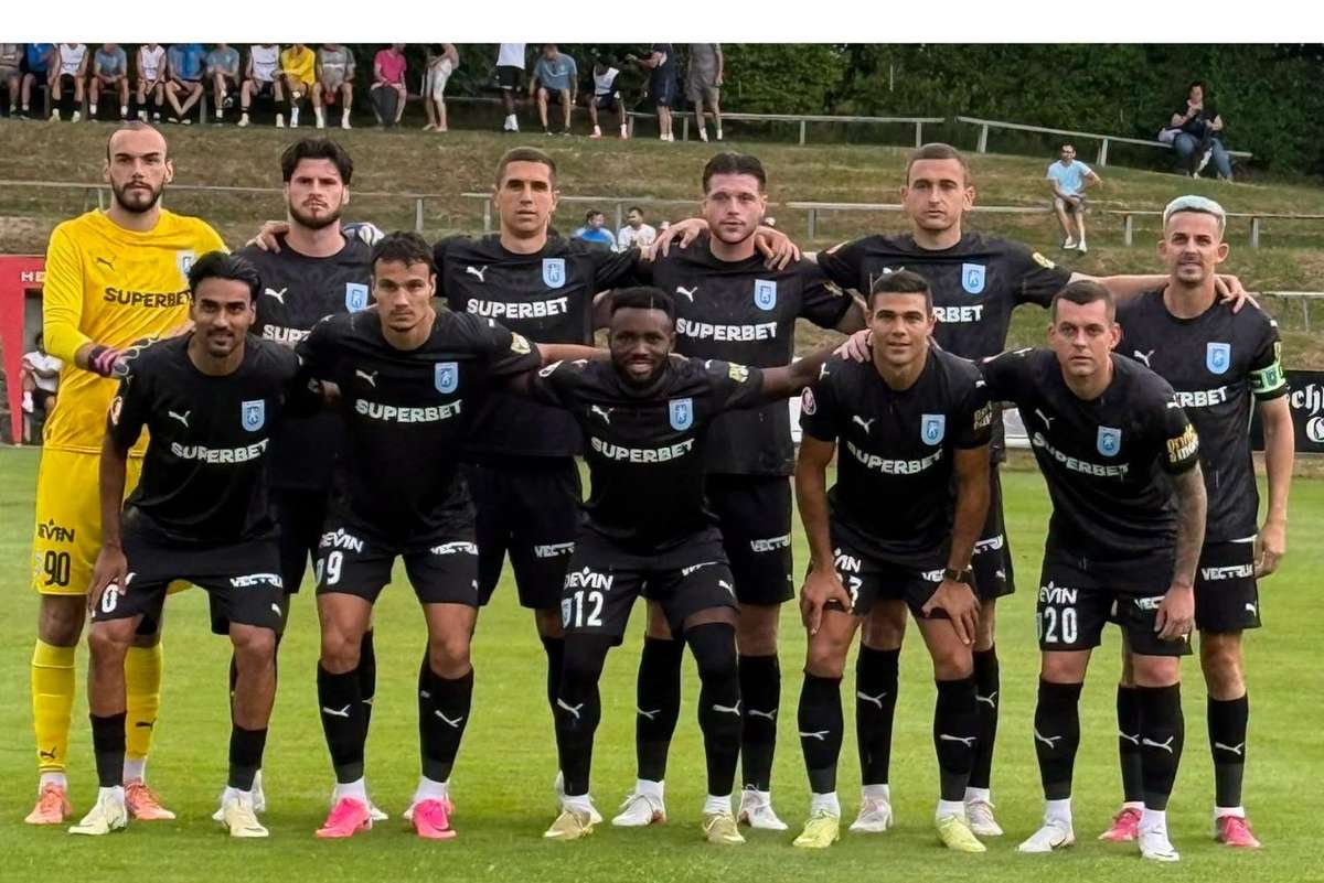 sapte goluri inscrise in ultimul meci amical jucat de universitatea craiova in cantonamentul din austria