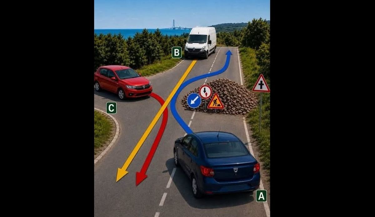 Care este ordinea corecta de trecere Postarea despre testul auto care a generat controverse printre soferi Nu ar trebui sa fiti pe drumuri cu masina