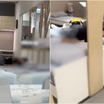 Doi tineri surprinsi in momente intime pe un pat expus intr un magazin de mobila Incidentul filmat de martori VIDEO