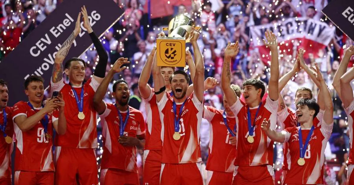 Polonia câștigă din nou Campionatul European de volei masculin