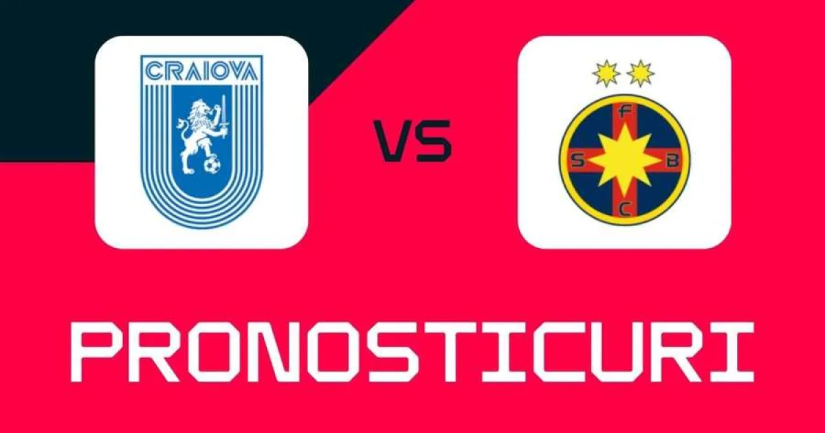 Universitatea Craiova - FCSB: Ponturi, pariuri recomandate și cote 3 Universitatea Craiova - FCSB: Ponturi, pariuri recomandate și cote