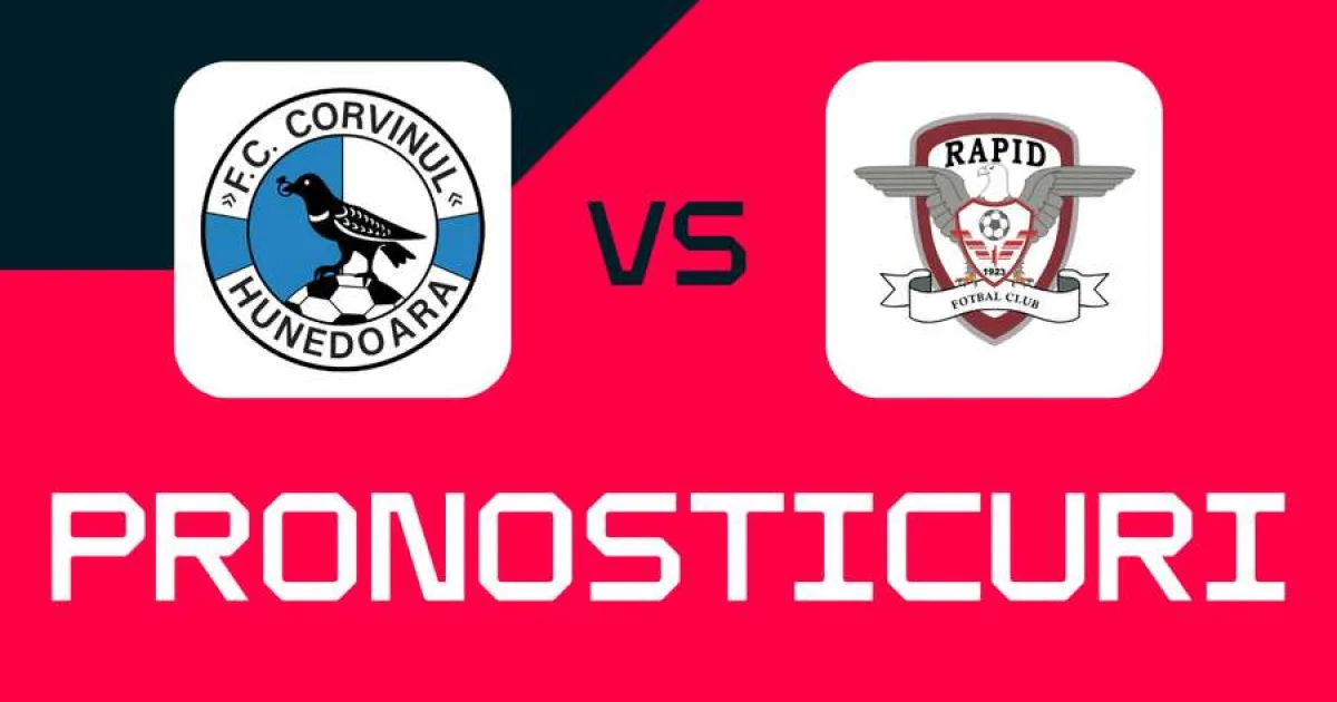 Corvinul - Rapid: ponturi, pariuri și cote